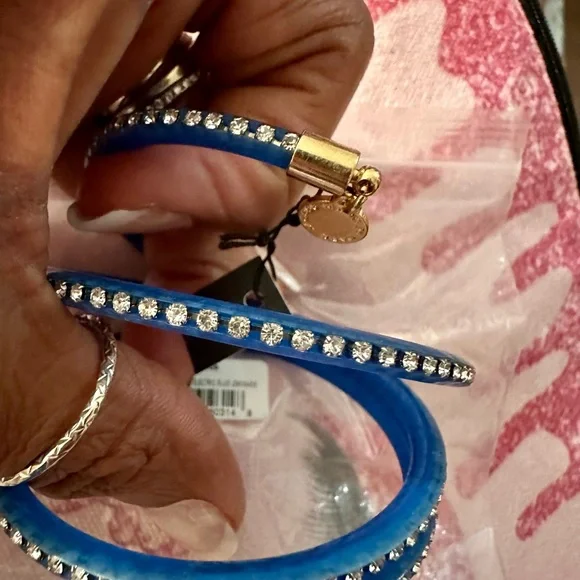 NWT Marc By Marc Jacobs Blue Bracelet with Gold Details - Picture 5 of 8